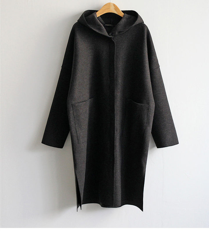 Women's chic and stylish wool blend coat