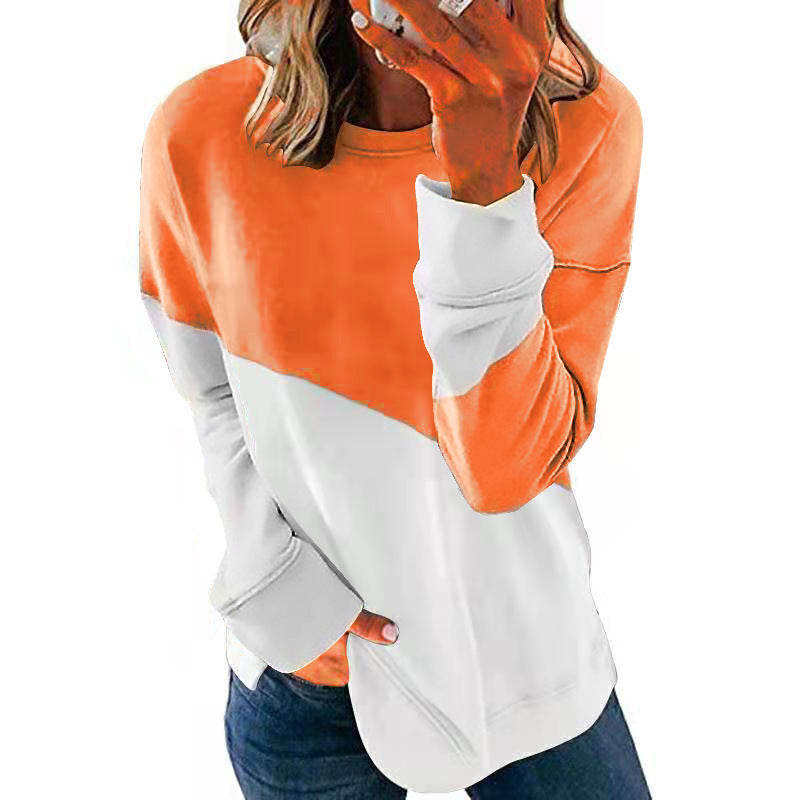 Sweatshirt for women with a trendy colorblock design Lune London