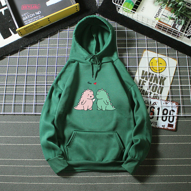 Women’s hoodie with playful dinosaur motif Chic & Stil
