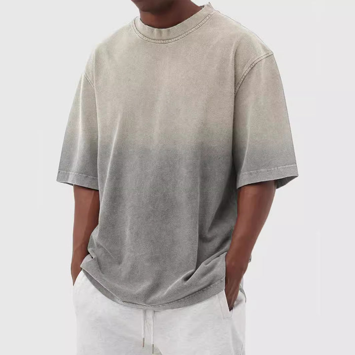 Casual oversized T-shirt for men with gradient colors Lune London