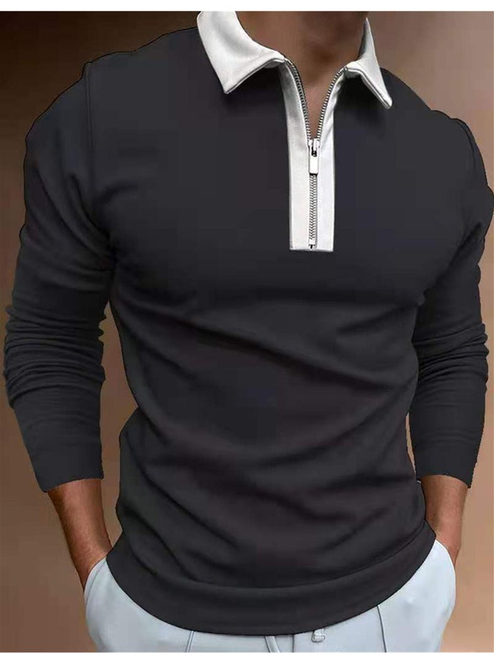 Sports sweater for men with stylish high collar Lune London