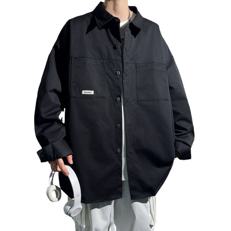 Oversized women's shirt with practical chest pockets Lune London