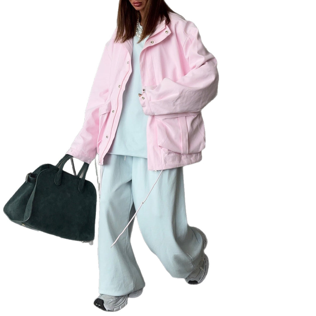 Ladies Oversized Chic Rain Jacket