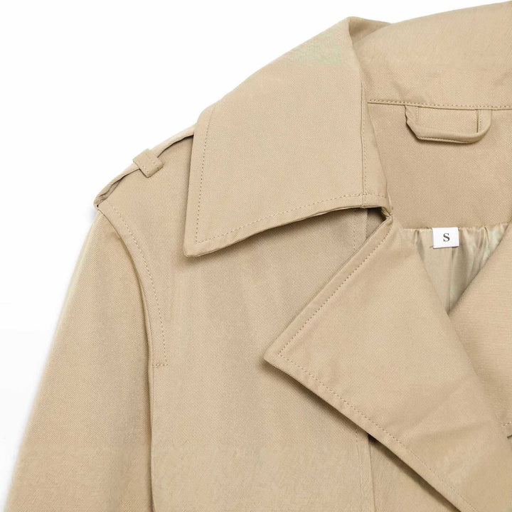 Lune London short trench coat for women