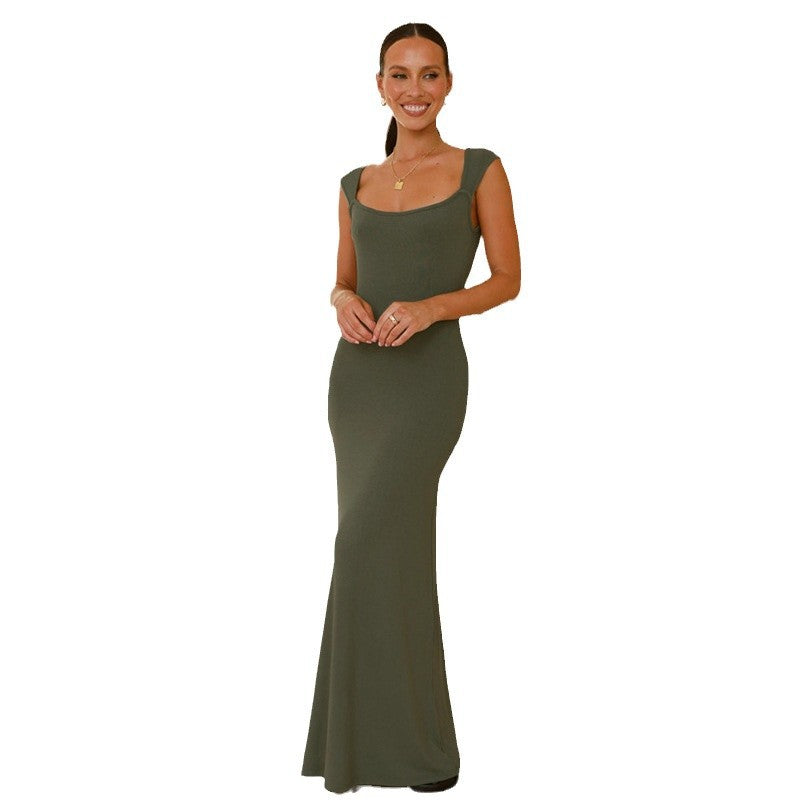 Elegant maxi dress for women with fitted cut and balanced wearing comfort Chic & Stil