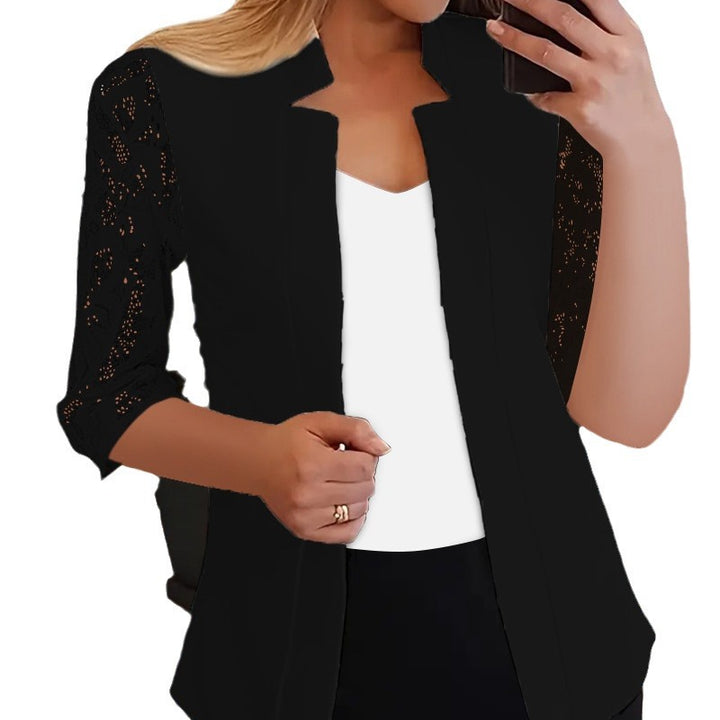 Elegant blazer jacket for women with lace Lune London