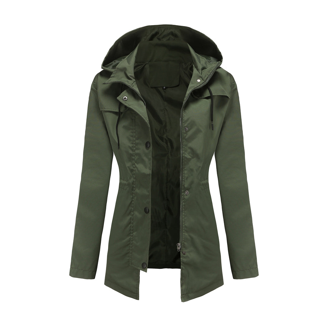 Waterproof leisure jacket for women with adjustable hood Lune London