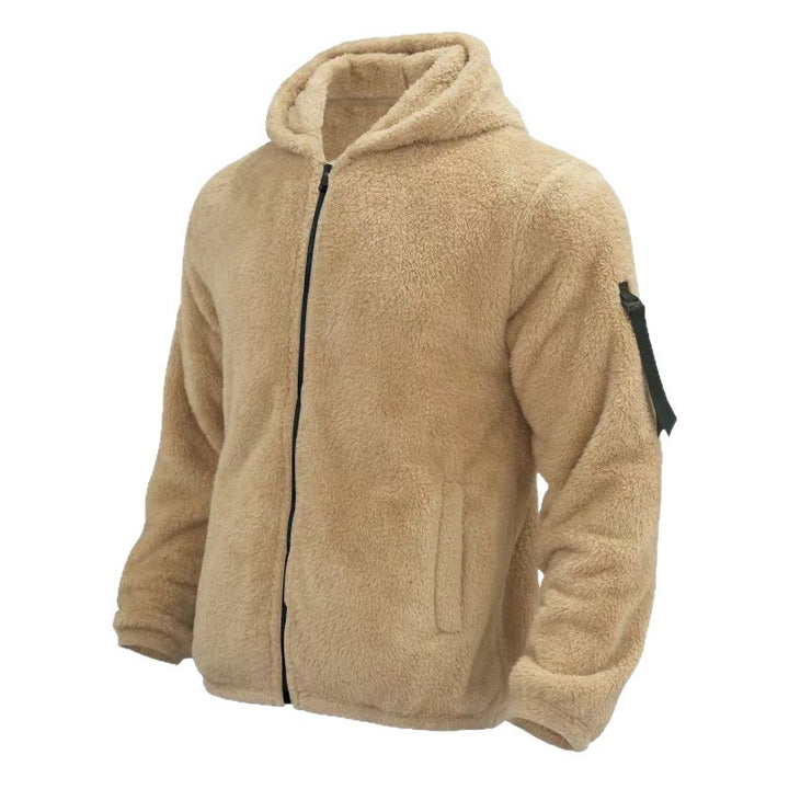 Men's cozy fleece sweatshirt with hood Lune London