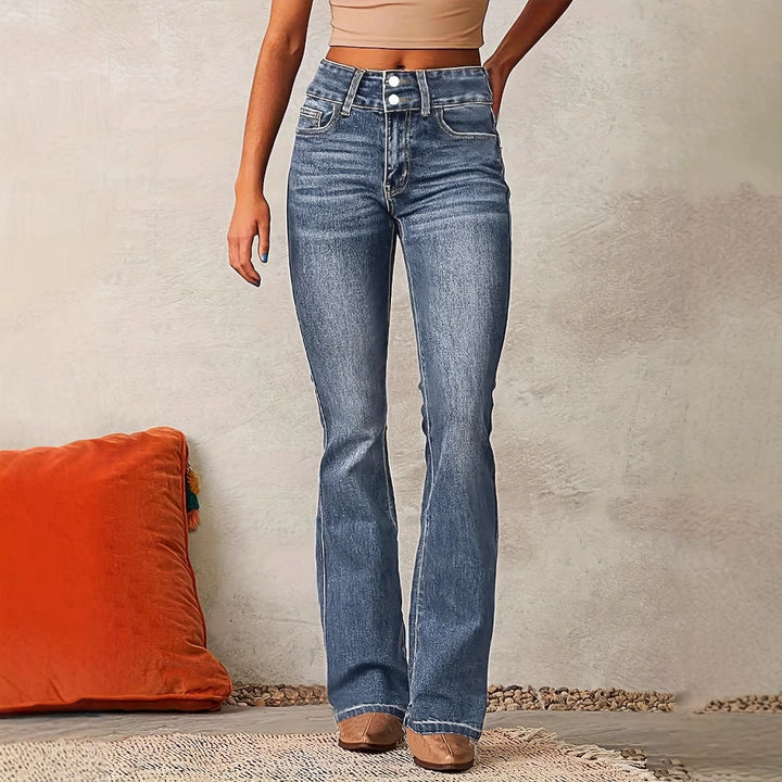 Jean bootcut taille haute femme Chic & Stil