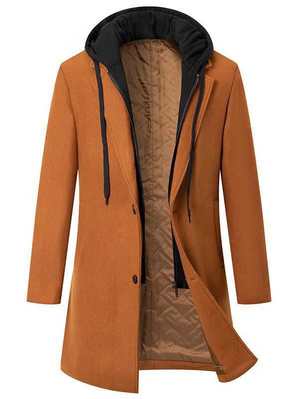 Men's Elegant Coat with Removable Hood and Award-Winning Insulation Lune London