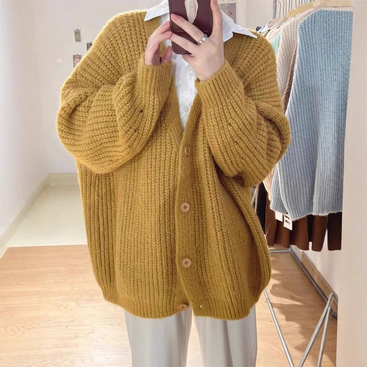 Cardigan en tricot confortable pour femmes à coupe oversize Chic & Stil