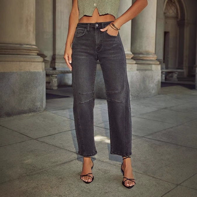 Women's High-Waisted Jeans Lune London
