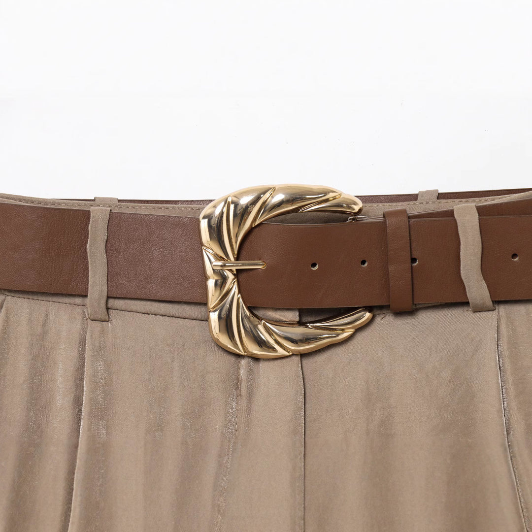 Ladies Elegant High Waist Culotte Pants Lune London