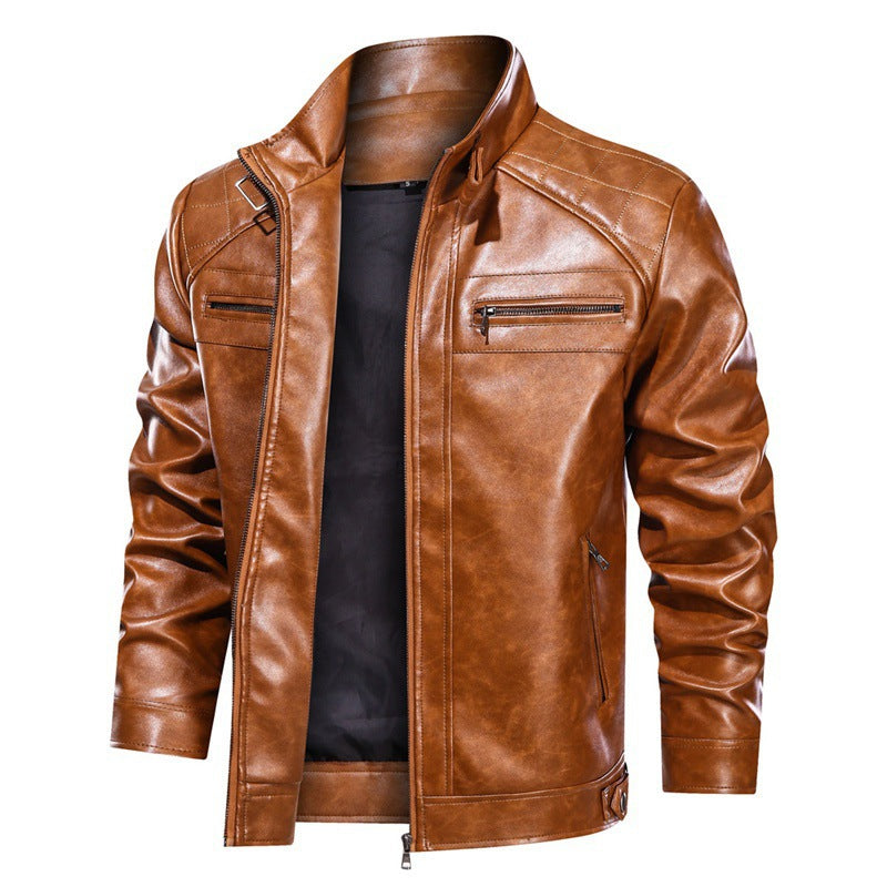 Fashionable men's motorcycle jacket with practical pockets Lune London
