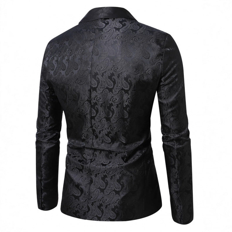 Elegant smoking blazer for men with paisley pattern Lune London