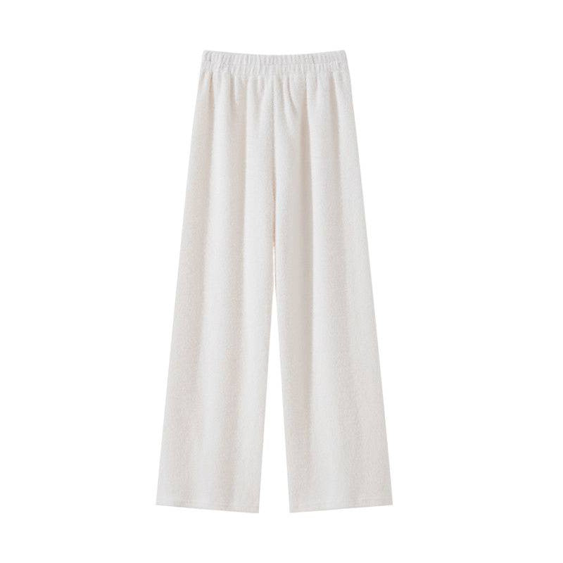 Ladies Soft Fleece Pants with Elastic Waistband Chic & Stil