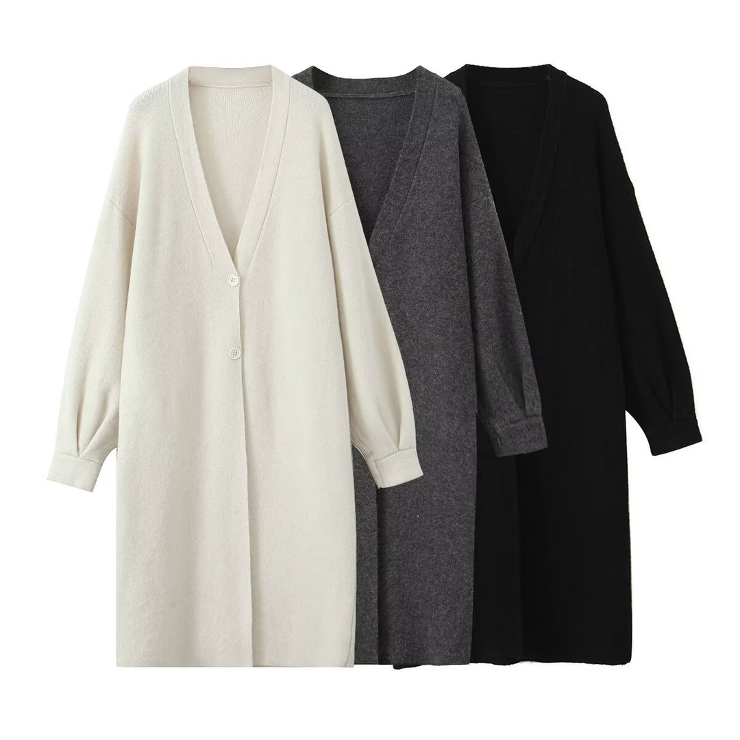 Manteau en tricot surdimensionné pour femmes Chic & Stil