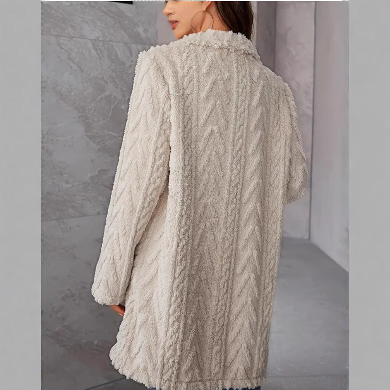 Women Comfortable Plush Coat Lune London