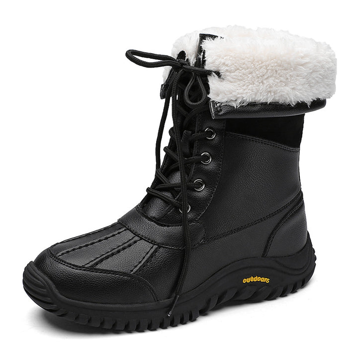 Women's winter boots with insulating lining and anti-slip rubber sole Lune London