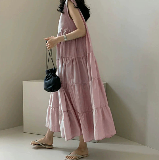 Lune London women's tiered maxi dress