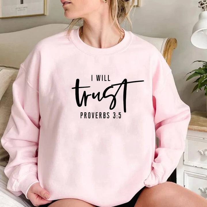 Sweatshirt pour femme avec lettrage motivant et coupe confortable Chic & Stil