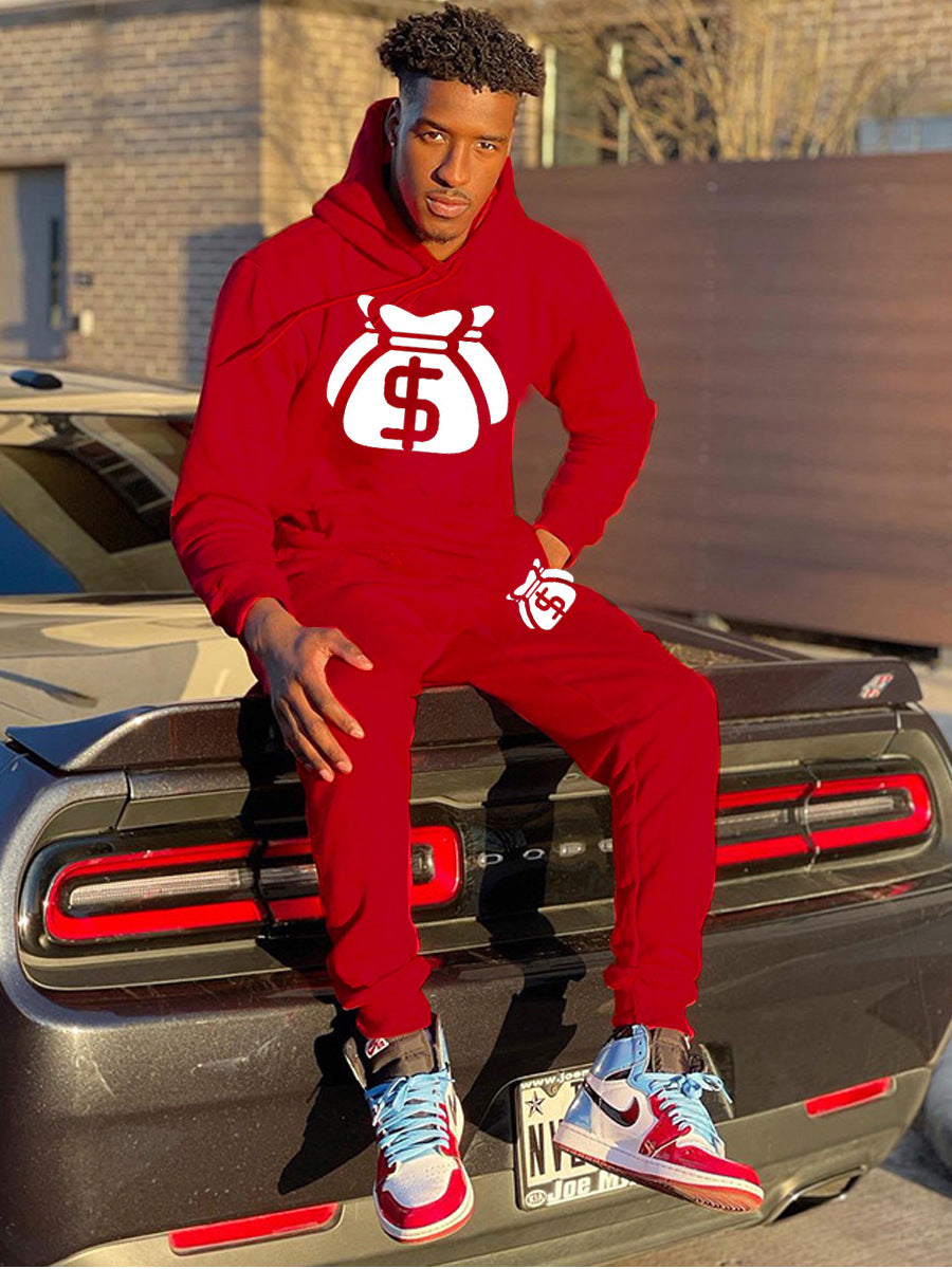 Men's tracksuit set with modern logo print Lune London