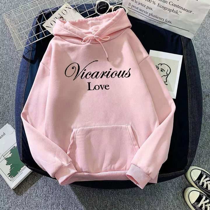 Women's hoodie with artistic lettering Chic & Stil