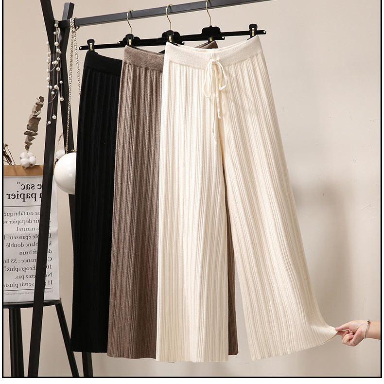 Pantalons en maille lâche pour femmes Chic & Stil