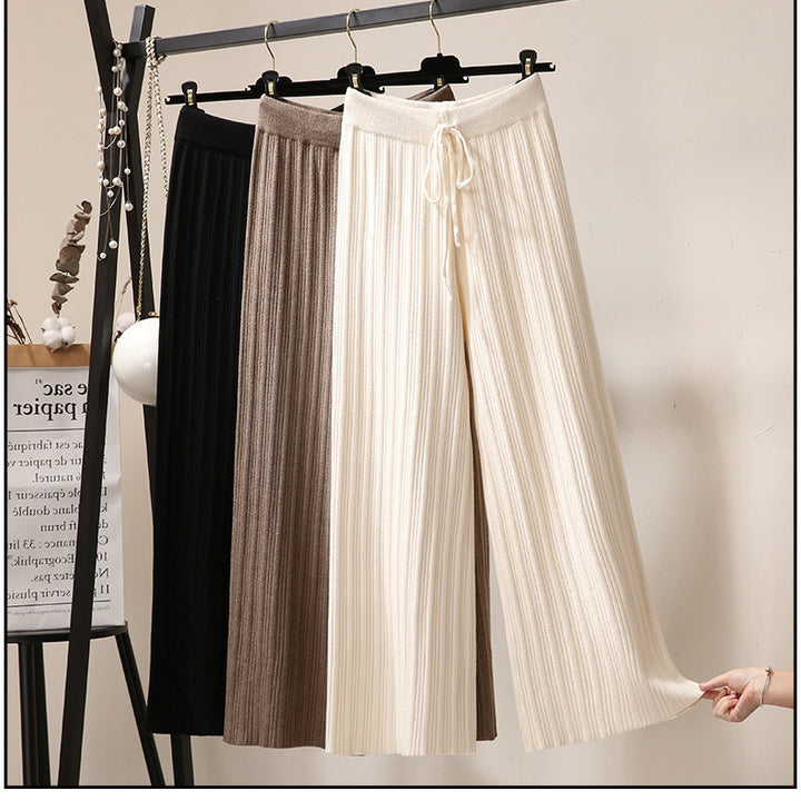 Pantalons en maille lâche pour femmes Chic & Stil