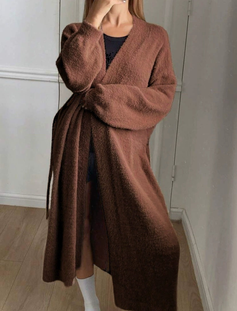 Ladies Elegant Long Gilet Lune London