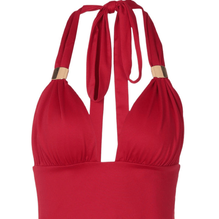 Ladies Pleated Necklace Crop Top Lune London