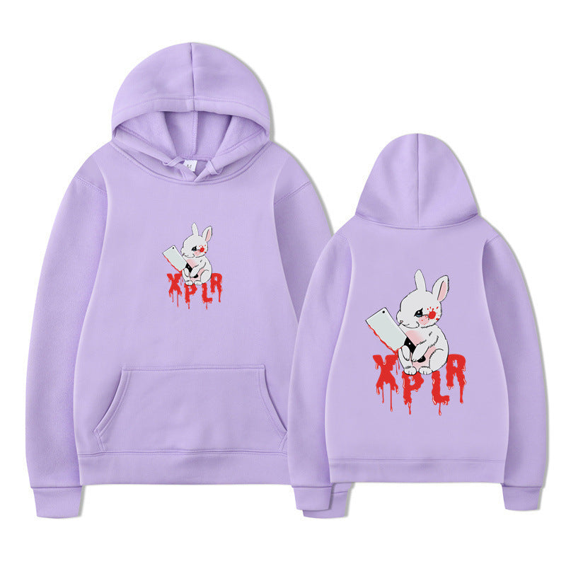 Women's hoodie with striking cartoon motif and comfortable fit Lune London