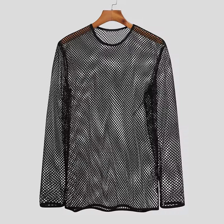 Lune London long sleeve mesh tops for men
