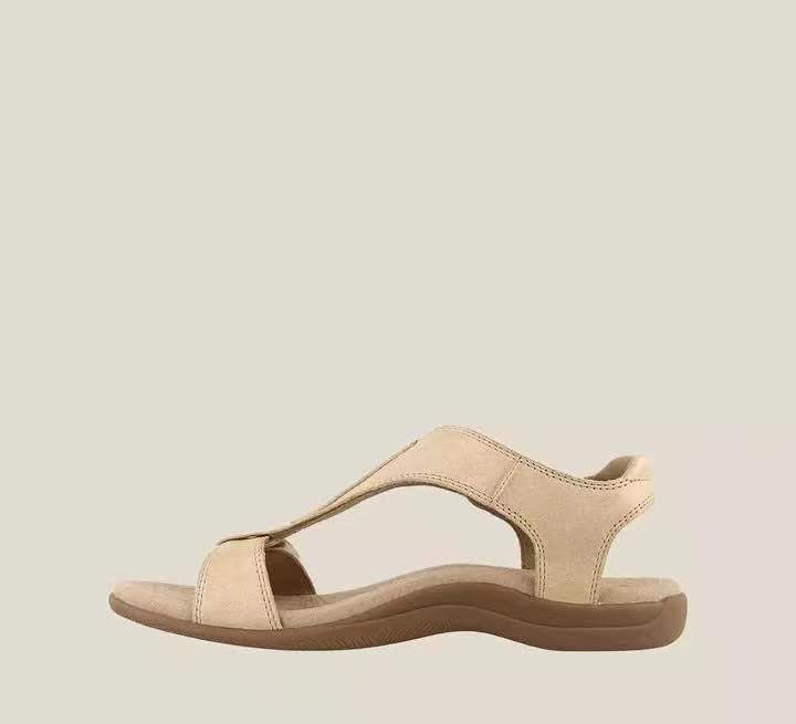 Adjustable comfort sandals for women with Lune London straps