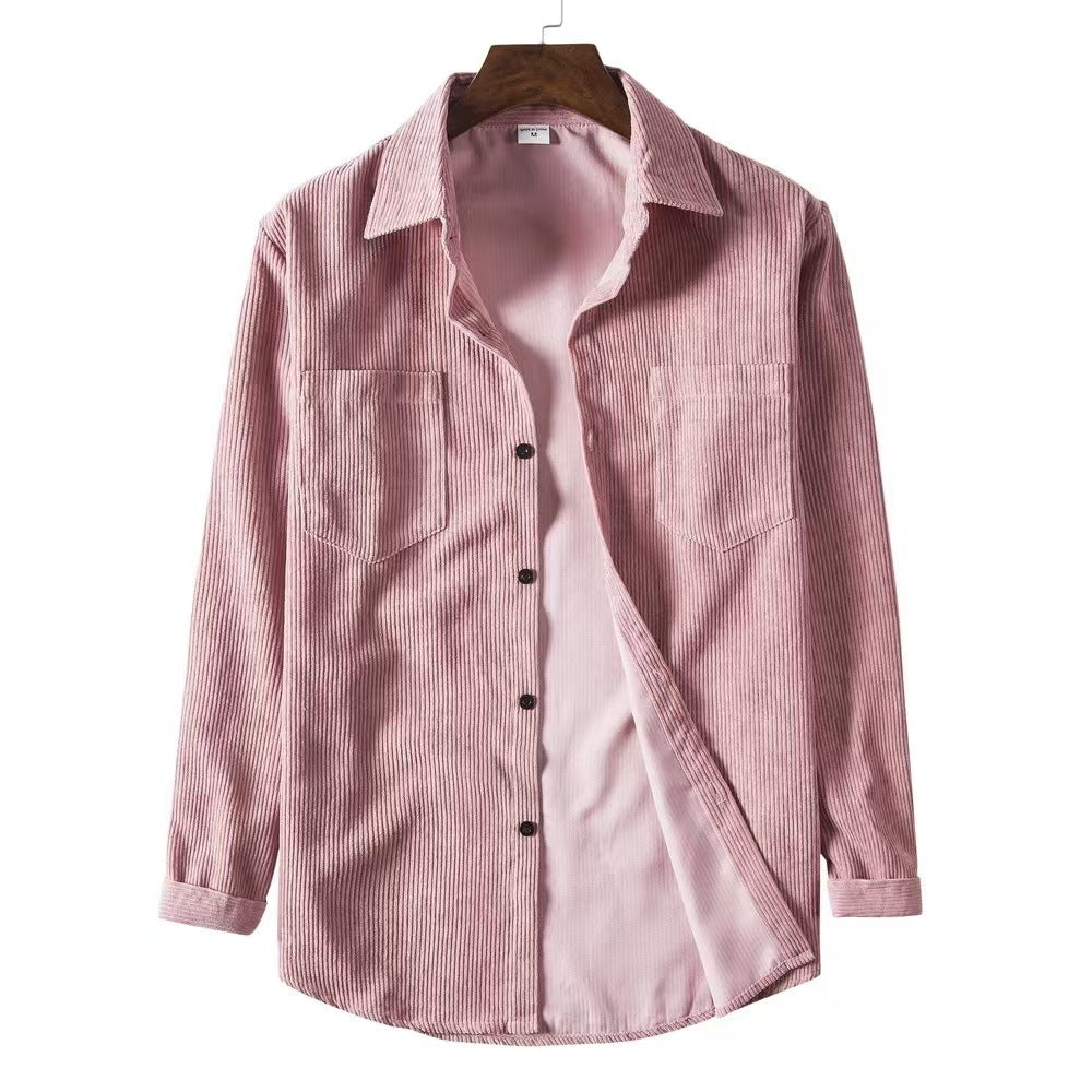 Casual corduroy shirt for women with two pockets Lune London