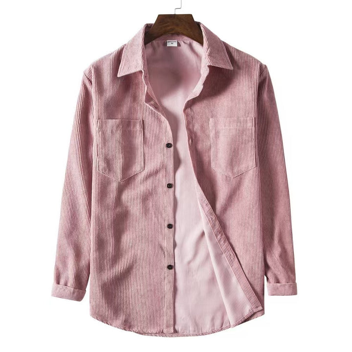 Casual corduroy shirt for women with two pockets Lune London