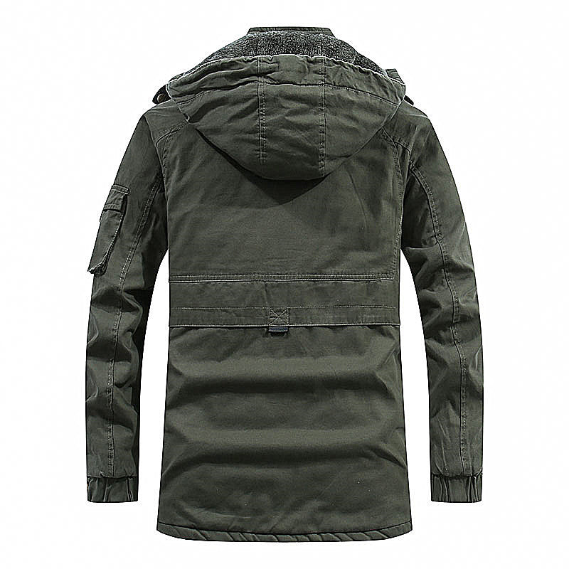 Functional winter jacket for men with fitted fleece lining Lune London