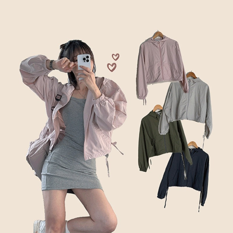 Veste extérieure légère et respirante pour femmes avec cordon de serrage Chic & Stil