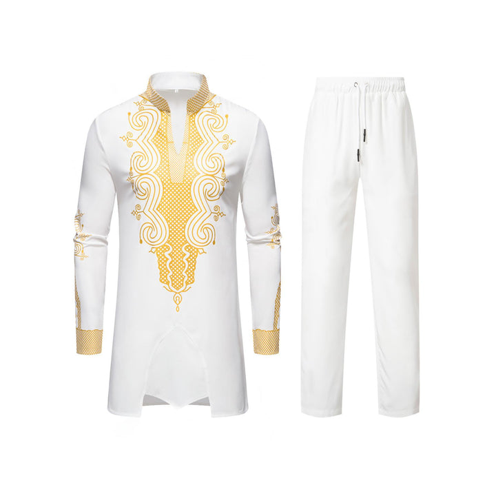 Men's traditional outfit with an elaborate pattern Lune London