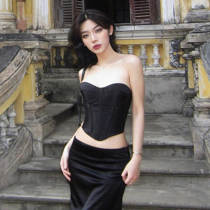 Ladies Structured Chic Bustier Top