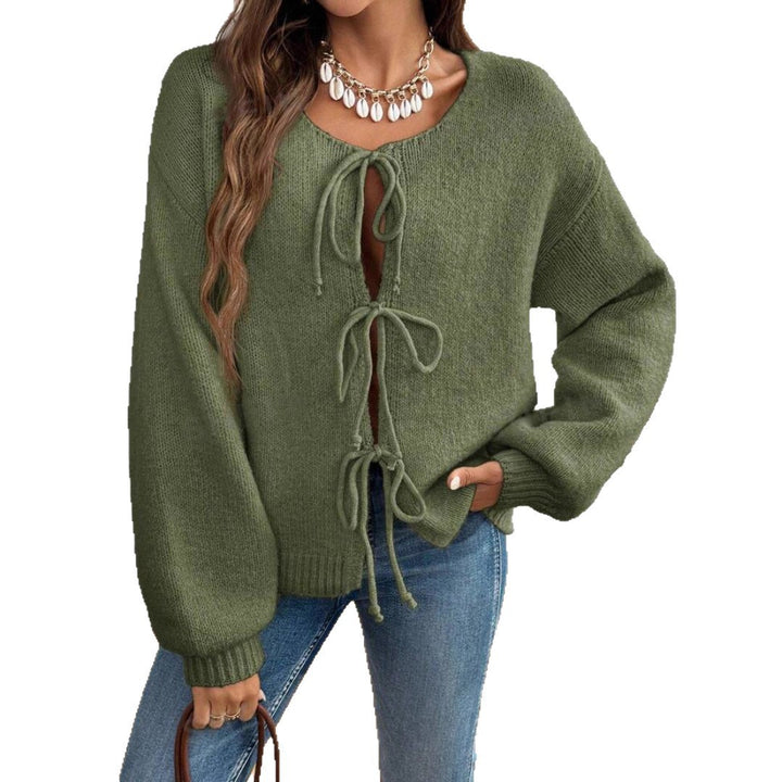 Women's sweater with drawstring and offset sleeves Lune London