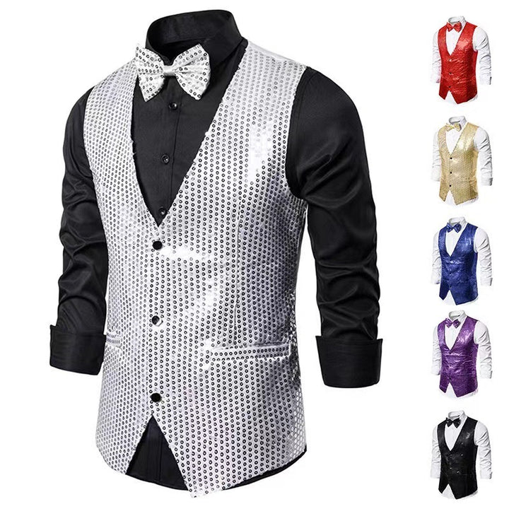 Elegant suit for men with sparkling sequins and a slim fit ideal Lune London