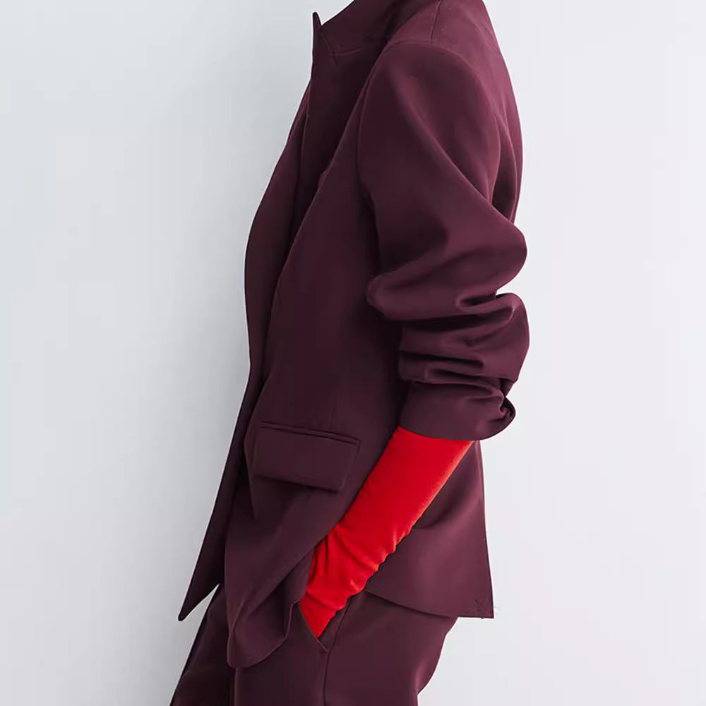 Oversized women's jacket with double row of buttons and modern cut Lune London