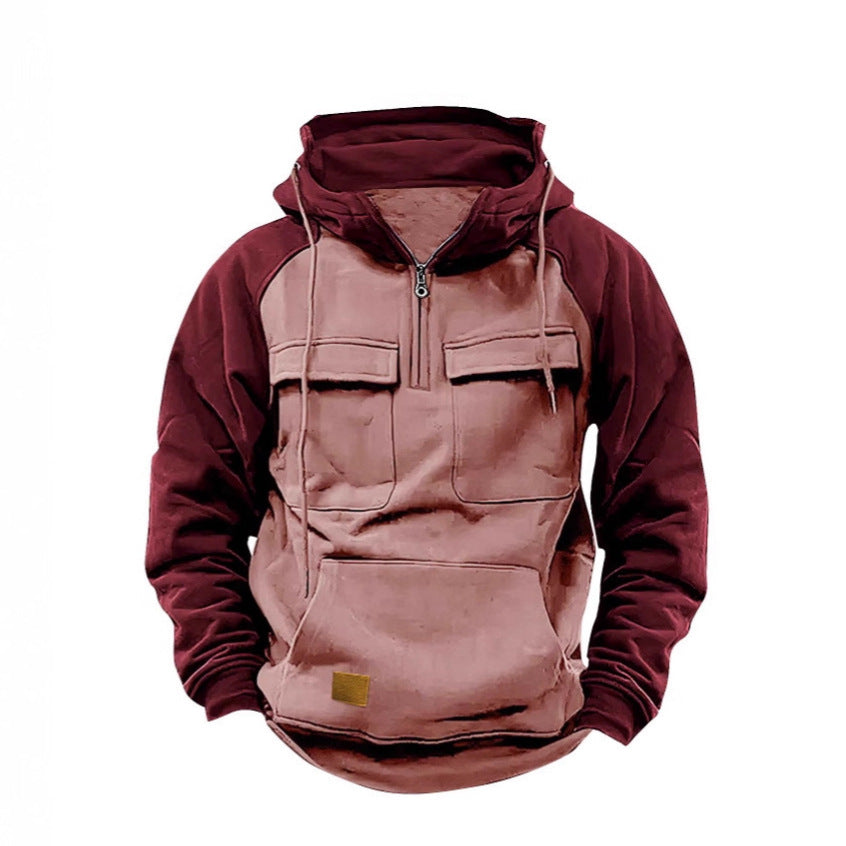 Men's functional hoodie with practical pockets and innovative design Lune London