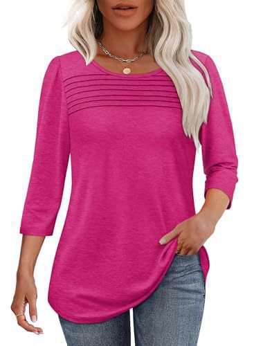 Women’s long sleeve shirt with pleat details Chic & Stil