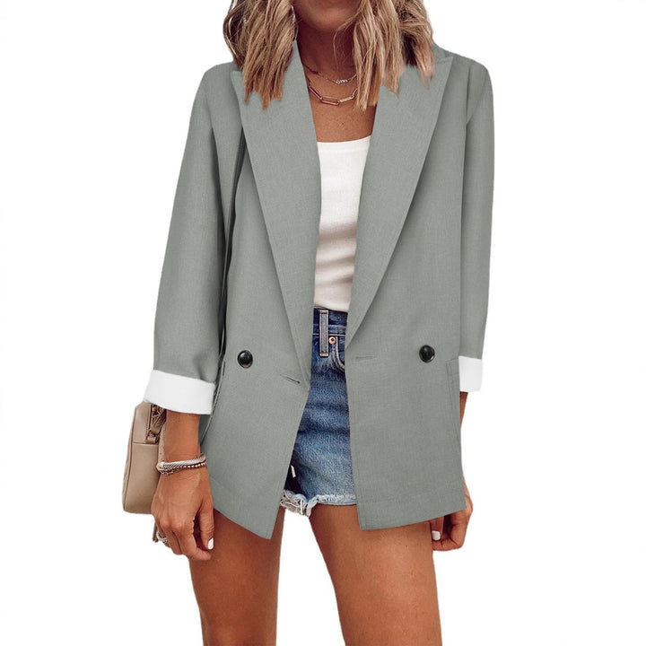 Ladies oversized casual blazer with modern details Lune London