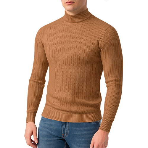 Lune London textured surface turtleneck sweater for men