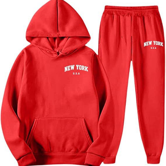 Women's Hooded Sweat Suit with high-quality material and modern lettering Chic & Stil