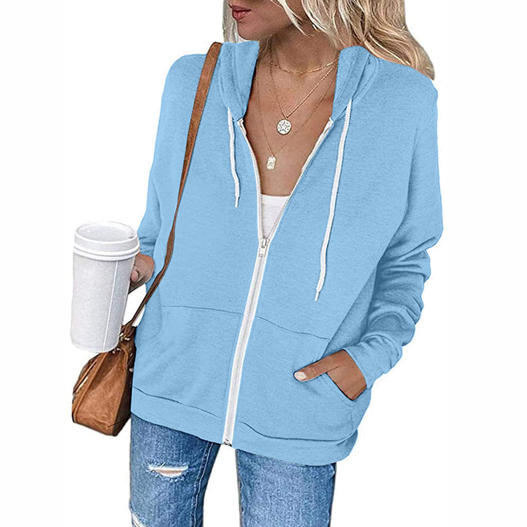 Women's hooded sweatshirt with practical pockets Lune Londonl