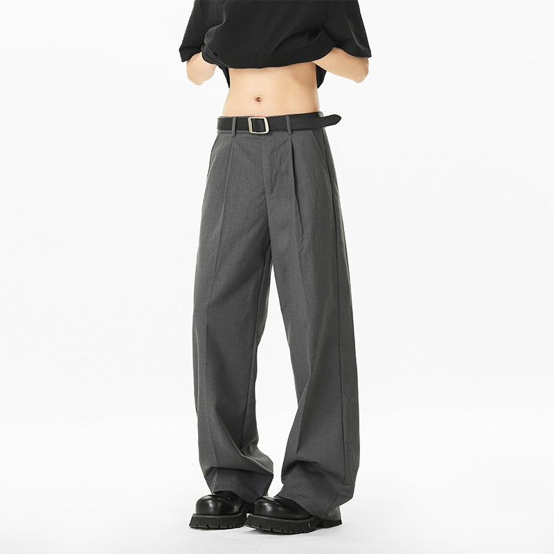 High-waisted wide-leg pants for women with side zipper and trendy cut Lune London